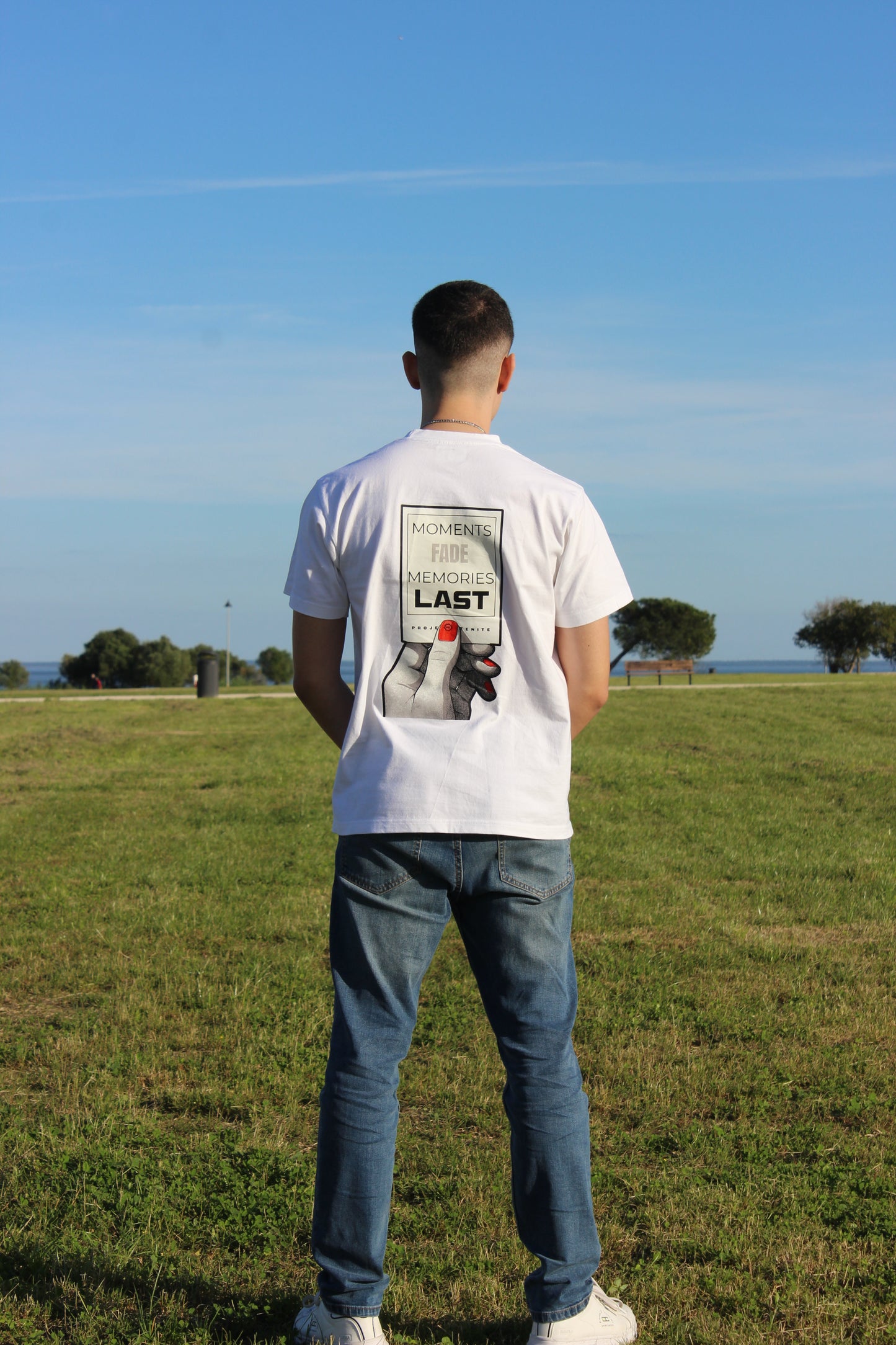 "Moments Fade Memories Last" Winter Collection Tee