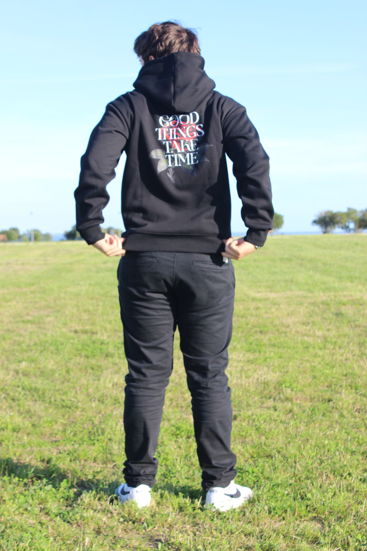 "Good Things Take Time" Winter Collection Hoodie